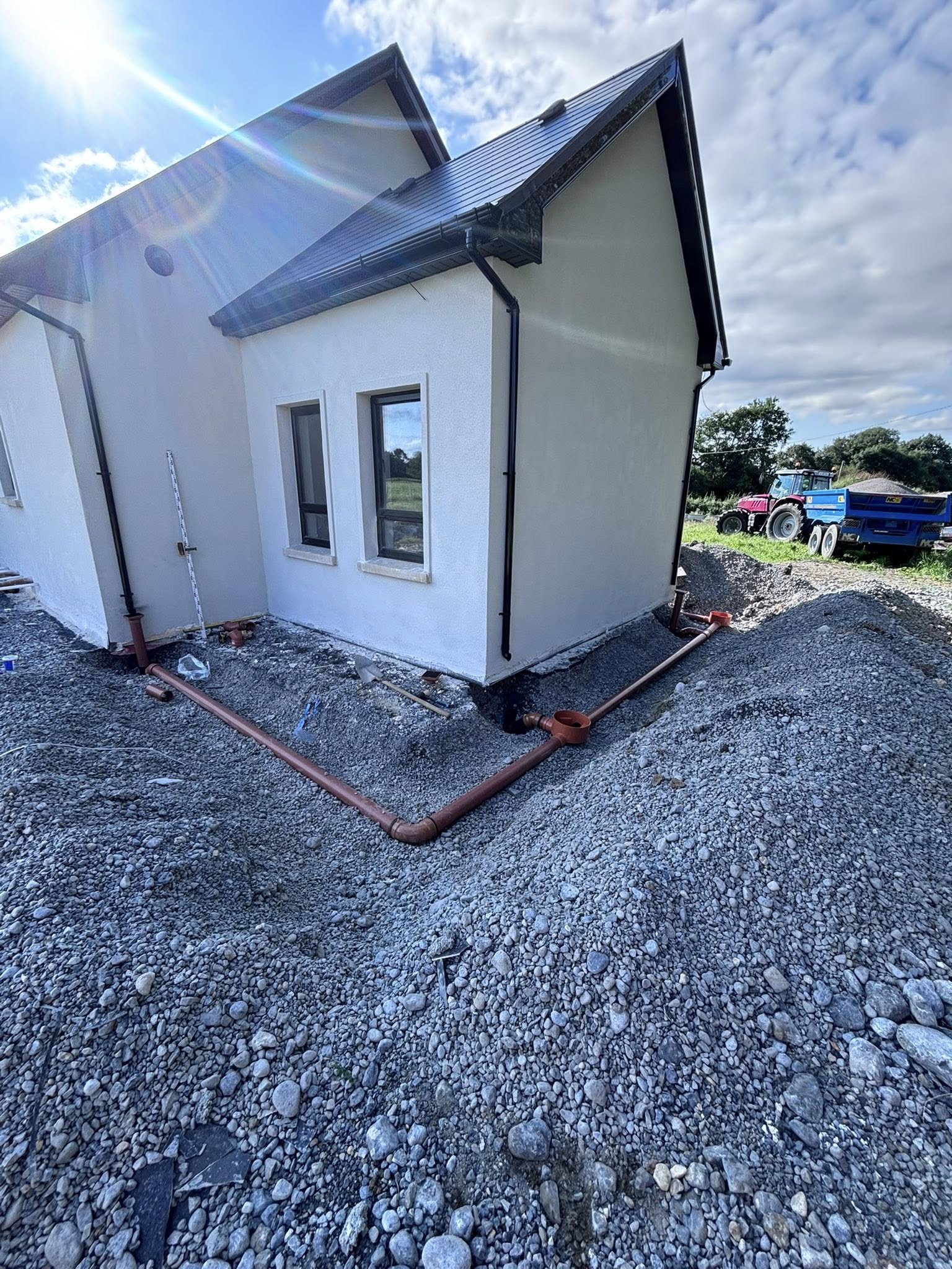 Land levelling groundworks